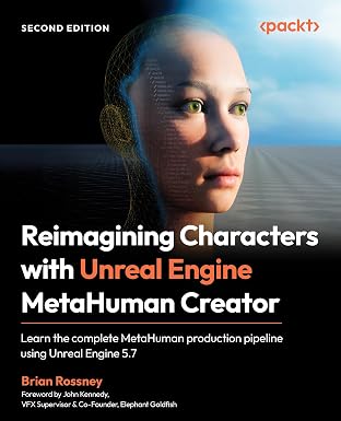 'Reimagining Characters with Unreal Engine MetaHuman Creator' book cover